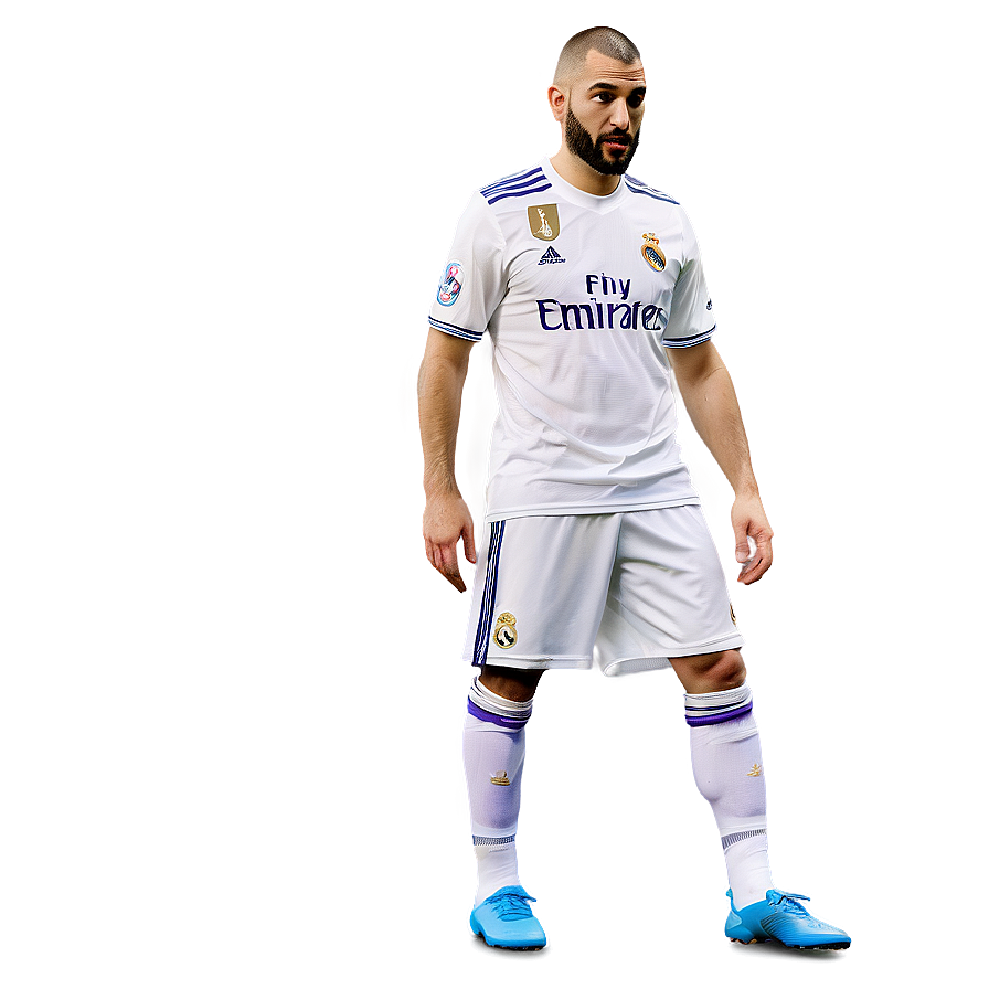 Benzema Captaining Real Madrid Png 06212024