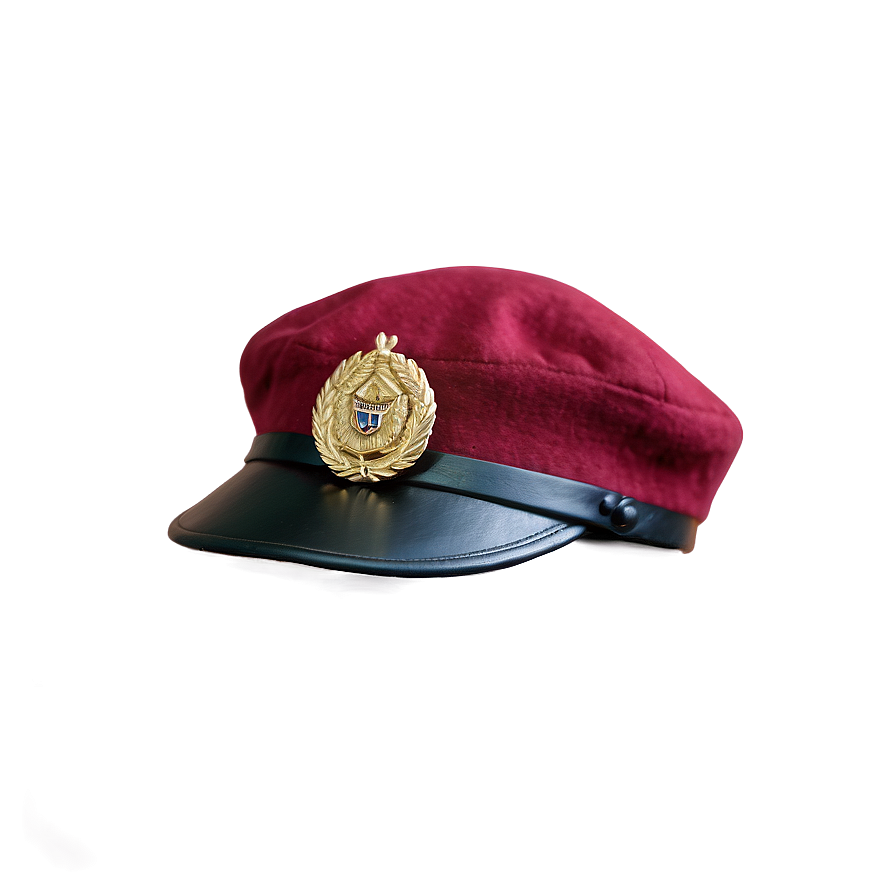 Beret With Badge Png 06122024