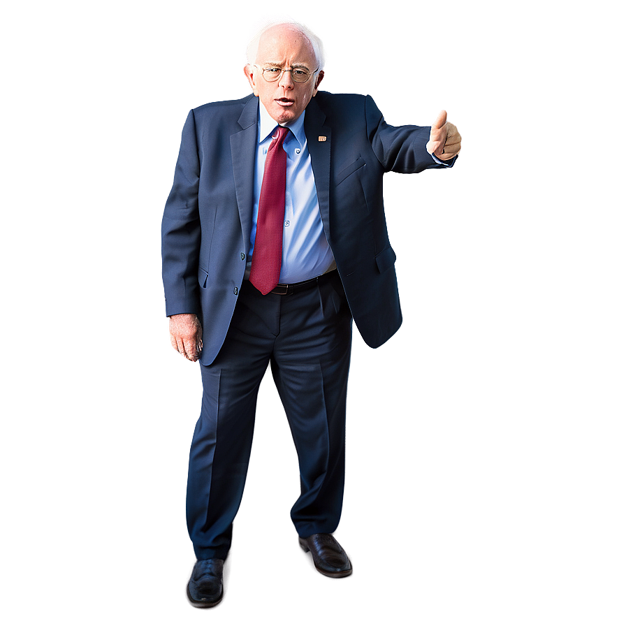 Bernie Sanders Debate Pose Png Cvl