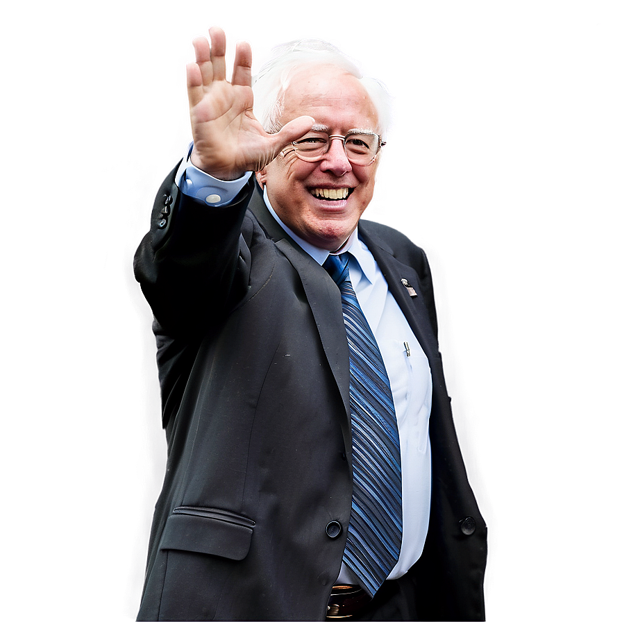 Bernie Sanders Fist Raise Png 06242024