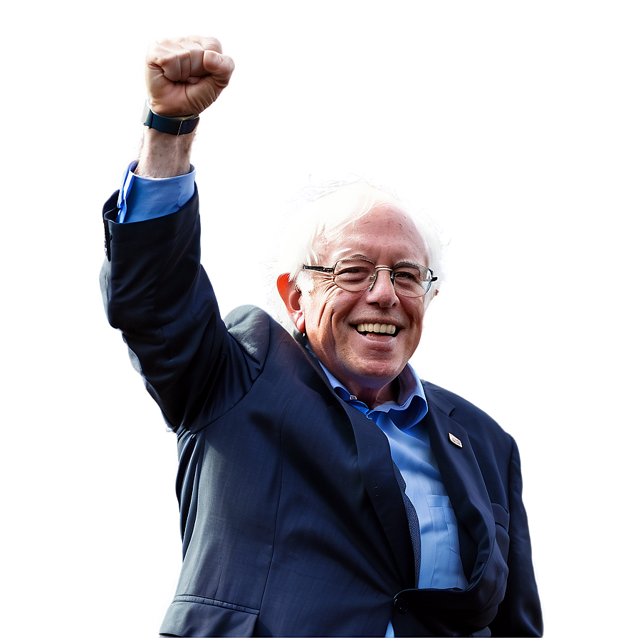 Bernie Sanders Fist Raise Png Rfr91