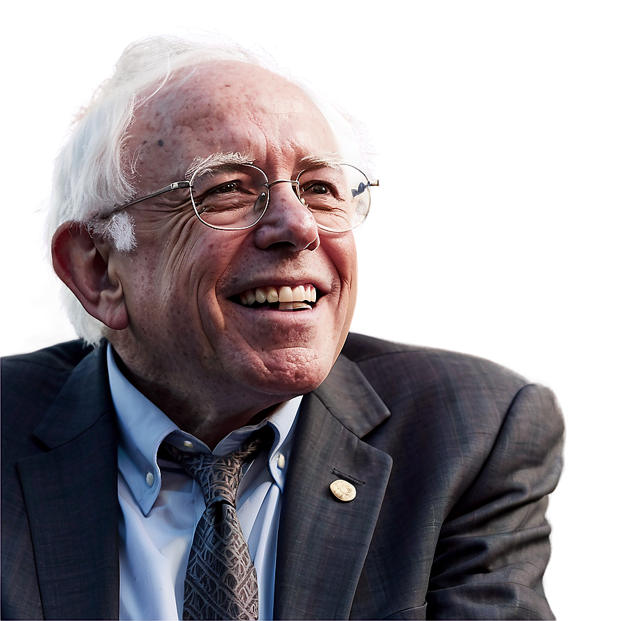 Bernie Sanders Friendly Smile Png 06242024