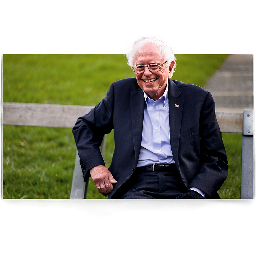 Bernie Sanders Friendly Smile Png Ewd