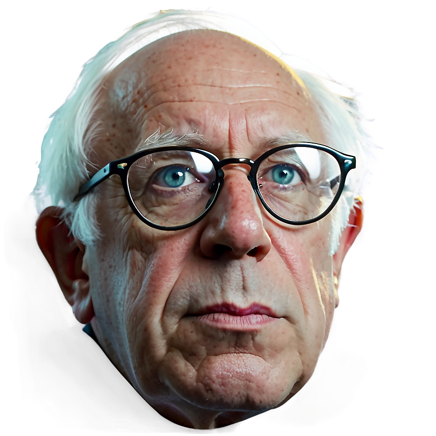 Bernie Sanders Iconic Glasses Png 06242024