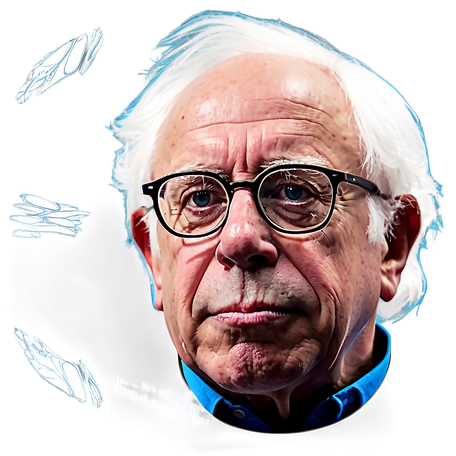 Bernie Sanders Iconic Glasses Png 7