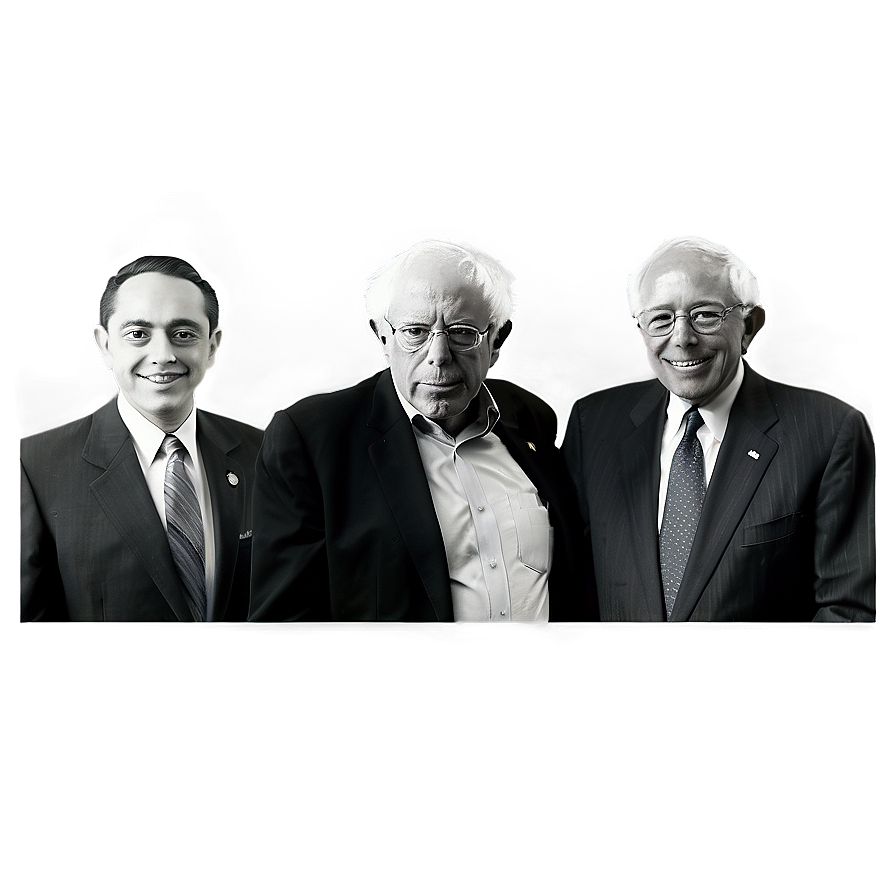 Bernie Sanders Vintage Photo Png 7