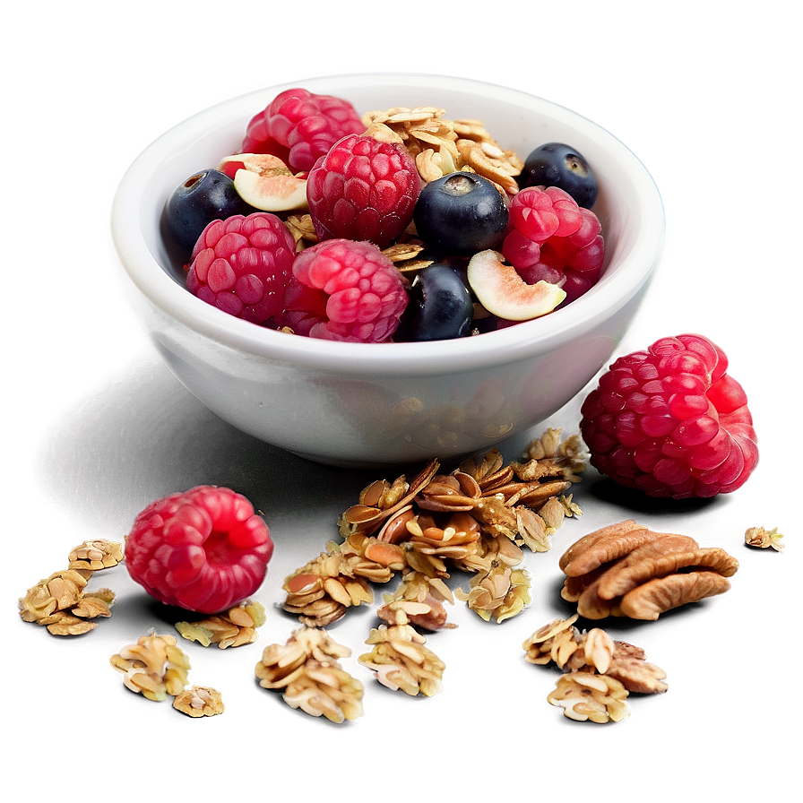 Berries And Granola Png 24