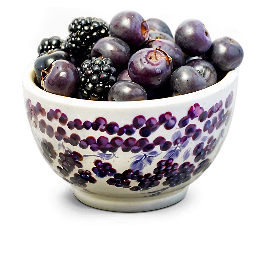 Berries In Bowl Png 30