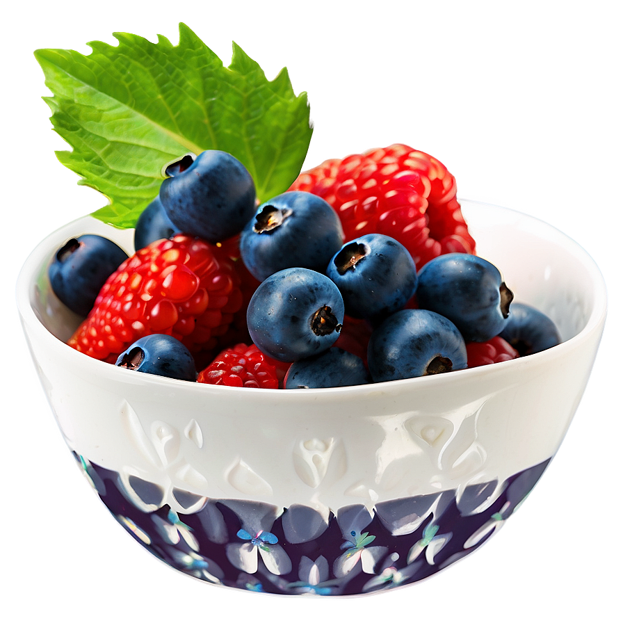 Berries In Bowl Png Huy