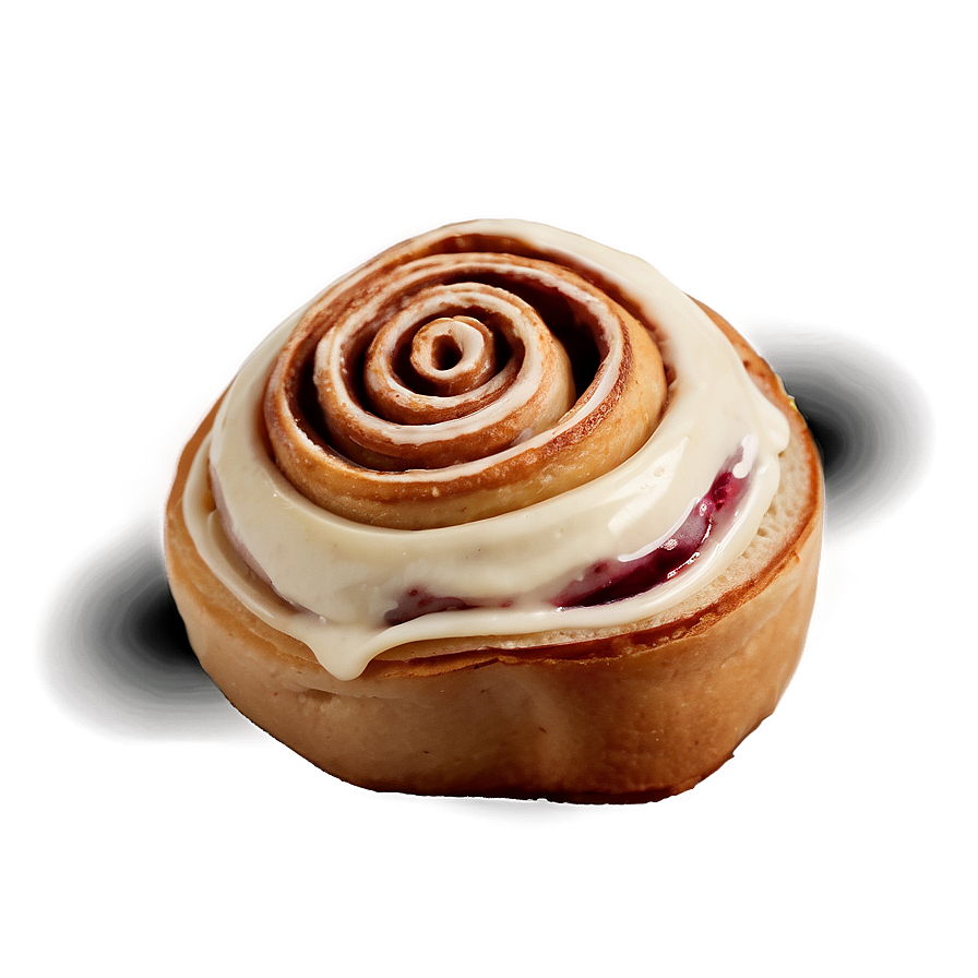 Berry Filled Cinnamon Roll Png 06122024