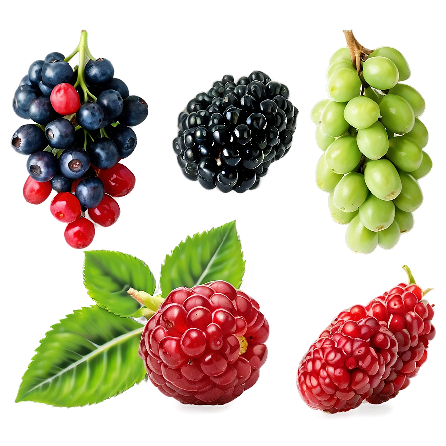 Berry Fruits Variety Png 06252024