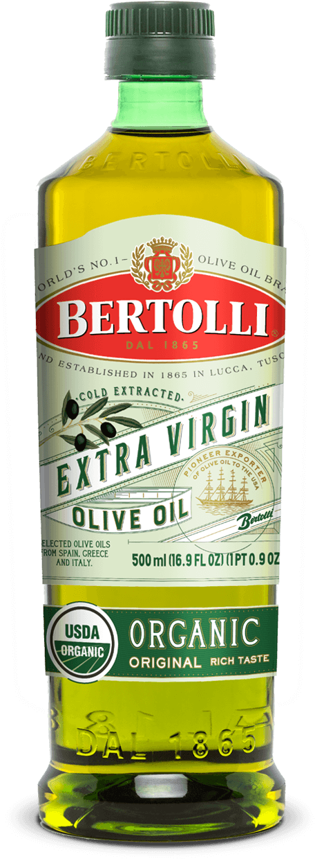 Bertolli Extra Virgin Organic Olive Oil Bottle