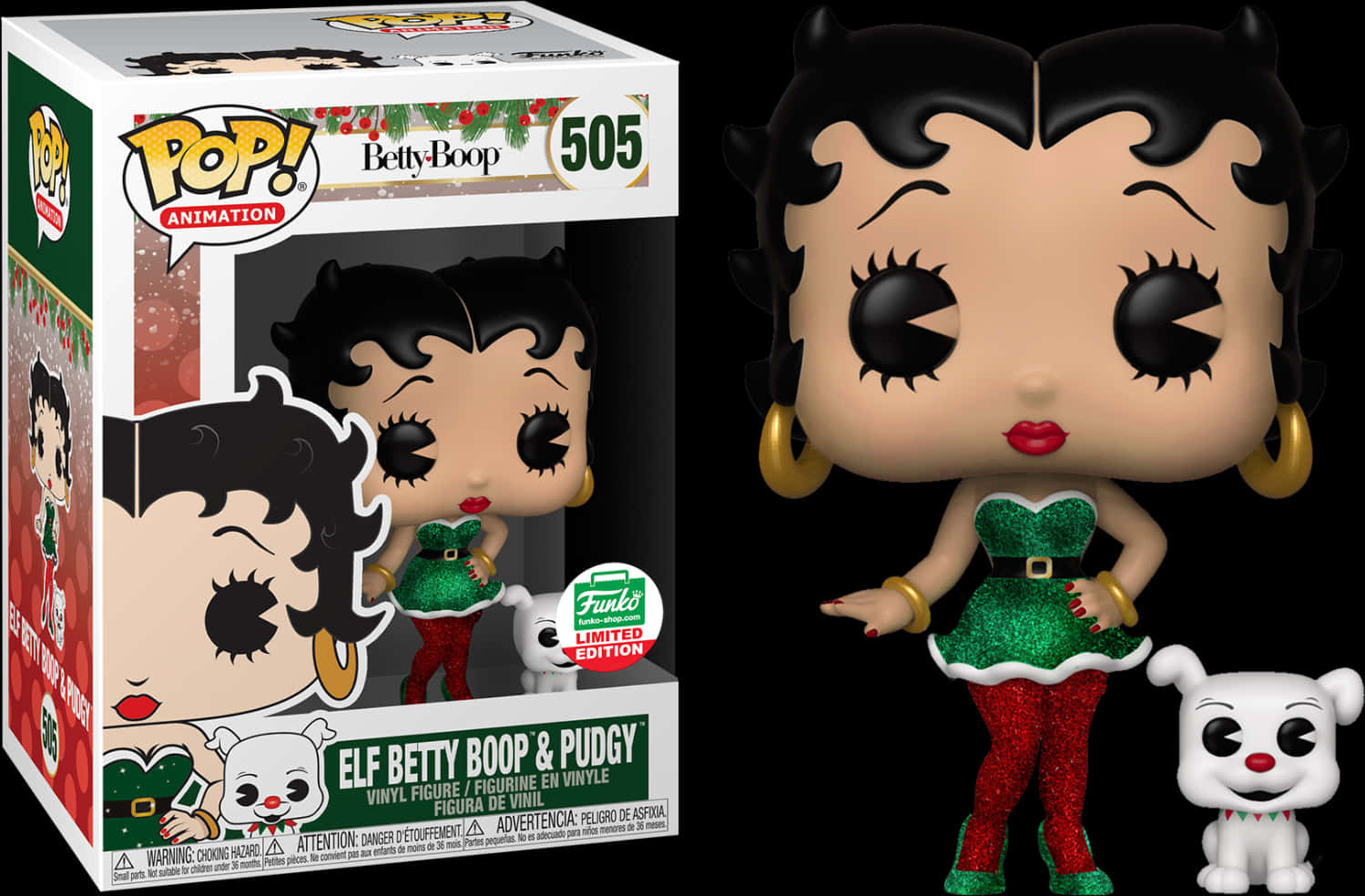 Betty Boop Elf Funko Popand Pudgy