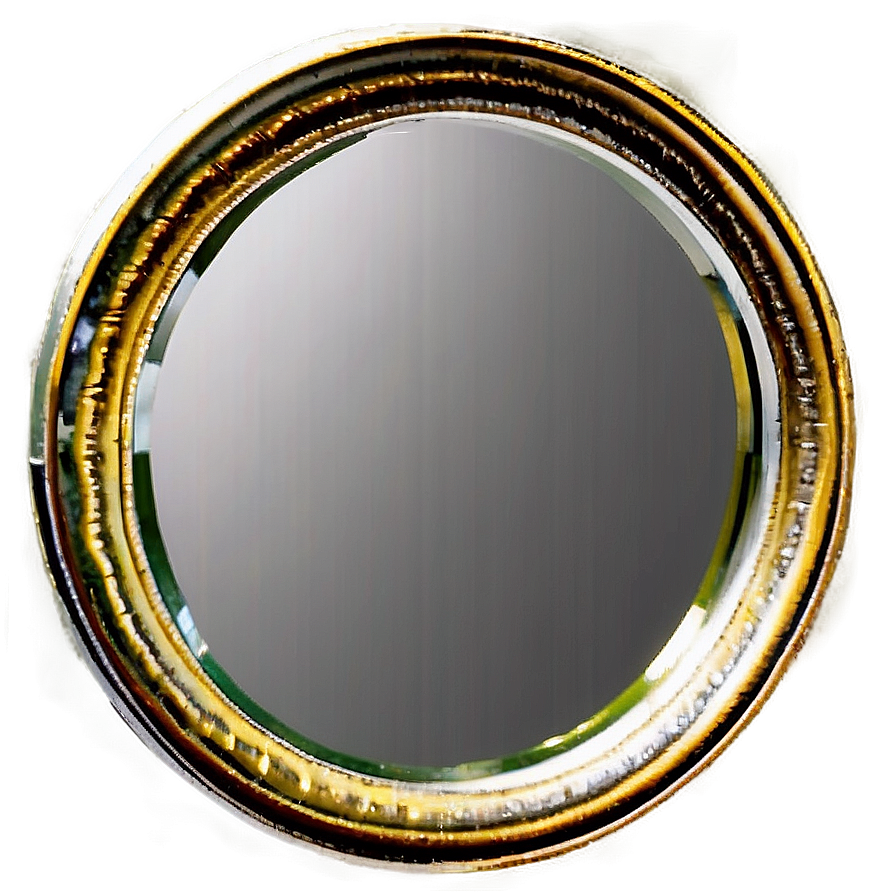 Beveled Edge Circle Mirror Png Rsn