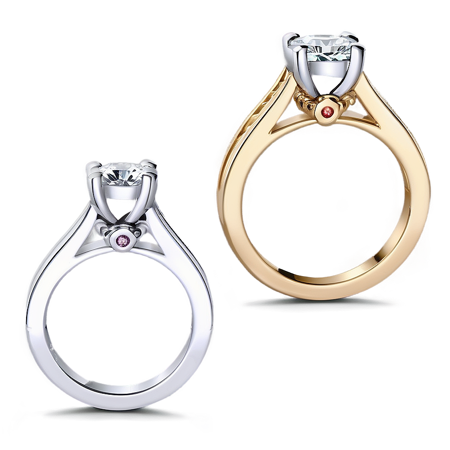 Bezel Set Solitaire Rings Png 38