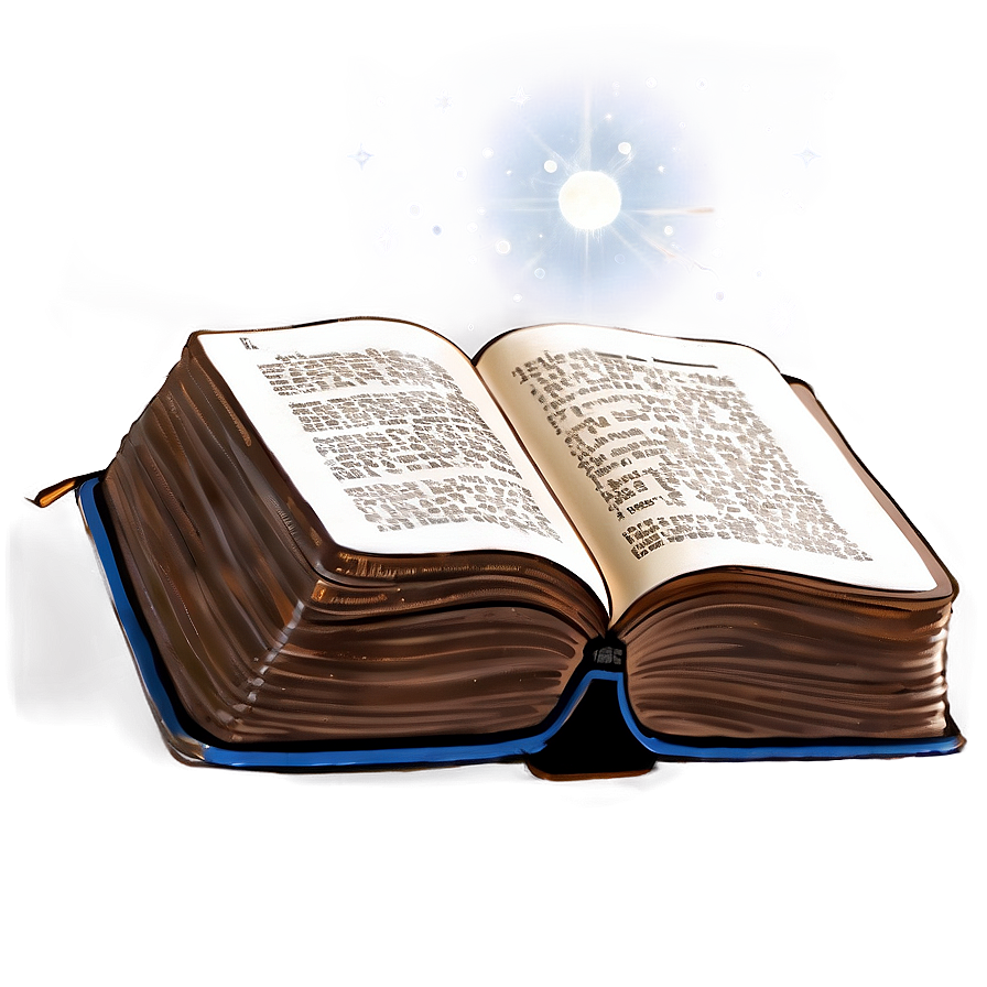 Bible And Starry Night Png 05032024