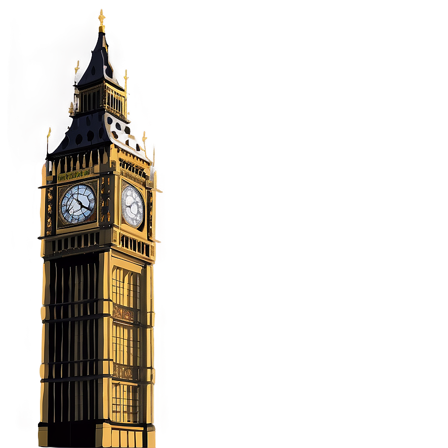 Big Ben At Night Png 40