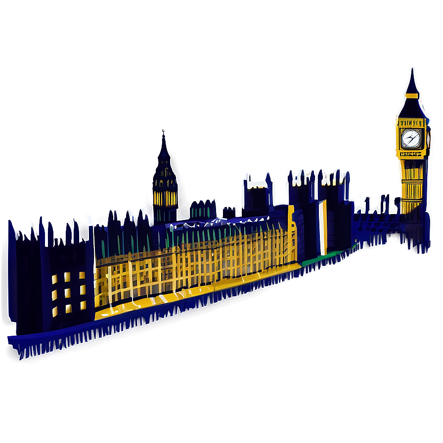 Big Ben Evening Skyline Png Oac89