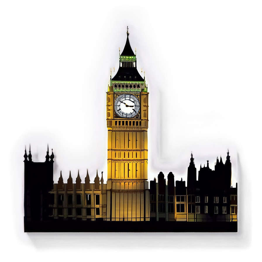 Big Ben In Fog Png 22