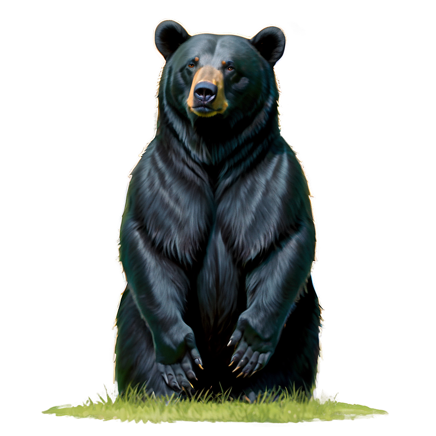 Big Black Bear Png 06112024