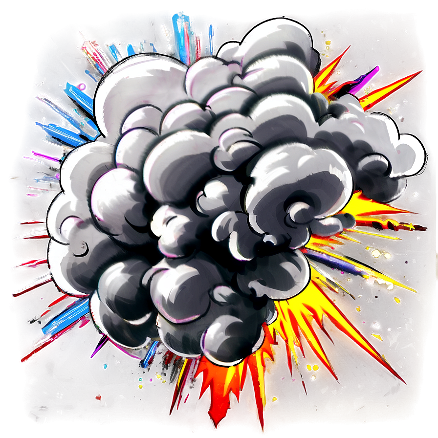 Big Cartoon Explosion Png Hbj