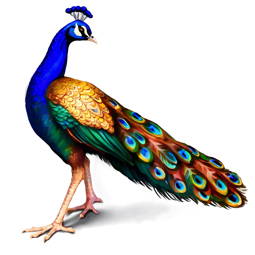 Big Elegant Peacock Png Mlv