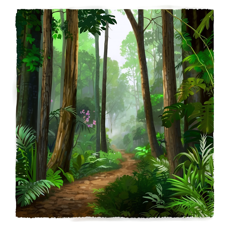 Big Lush Forest Png Dns40