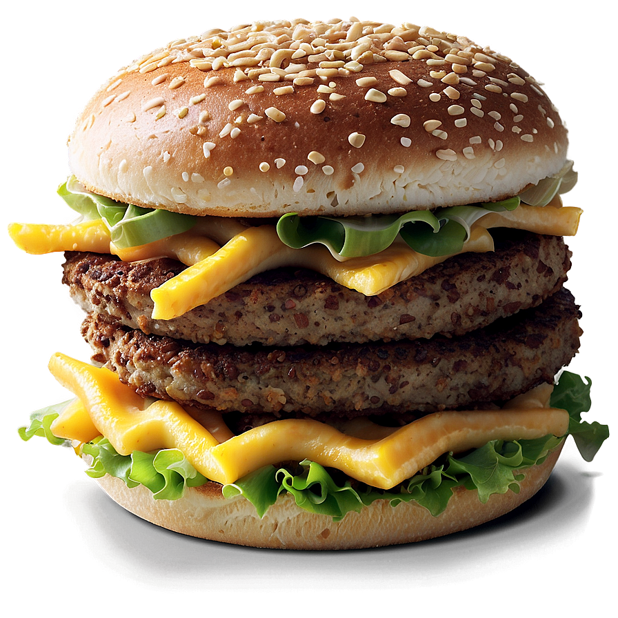 Big Mac With Cheese Png Vpk46