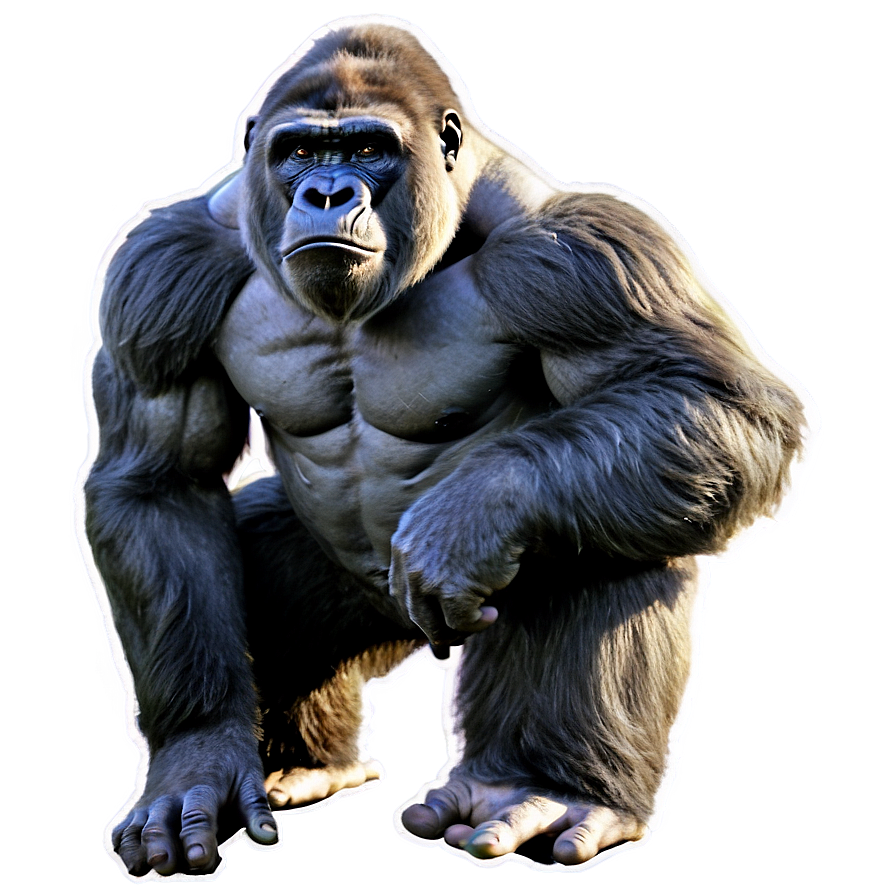 Big Strong Gorilla Png 06112024