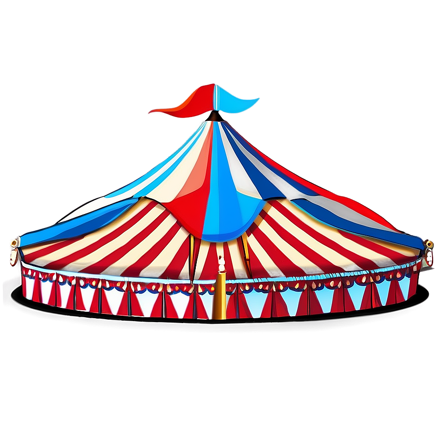 Big Top Circus Tent Art Png 34