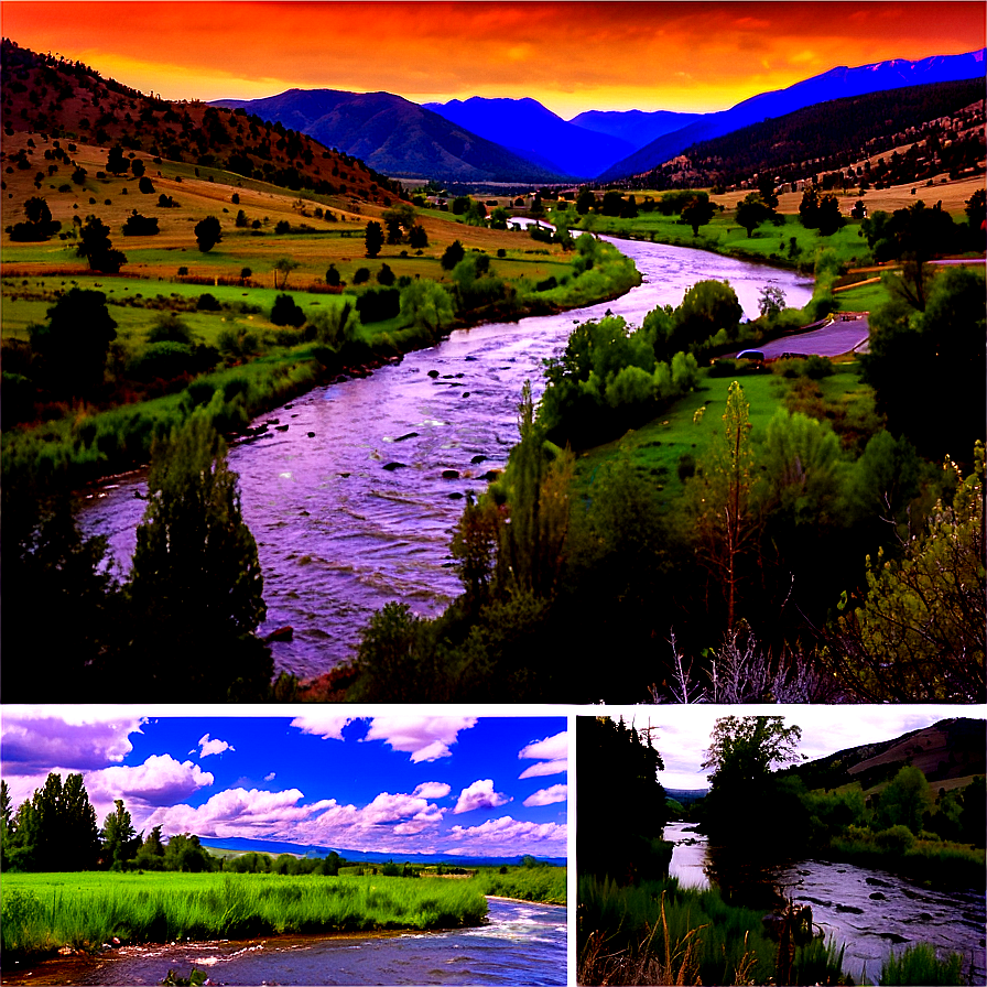 Big Wood River Valley Idaho Png Vhj43