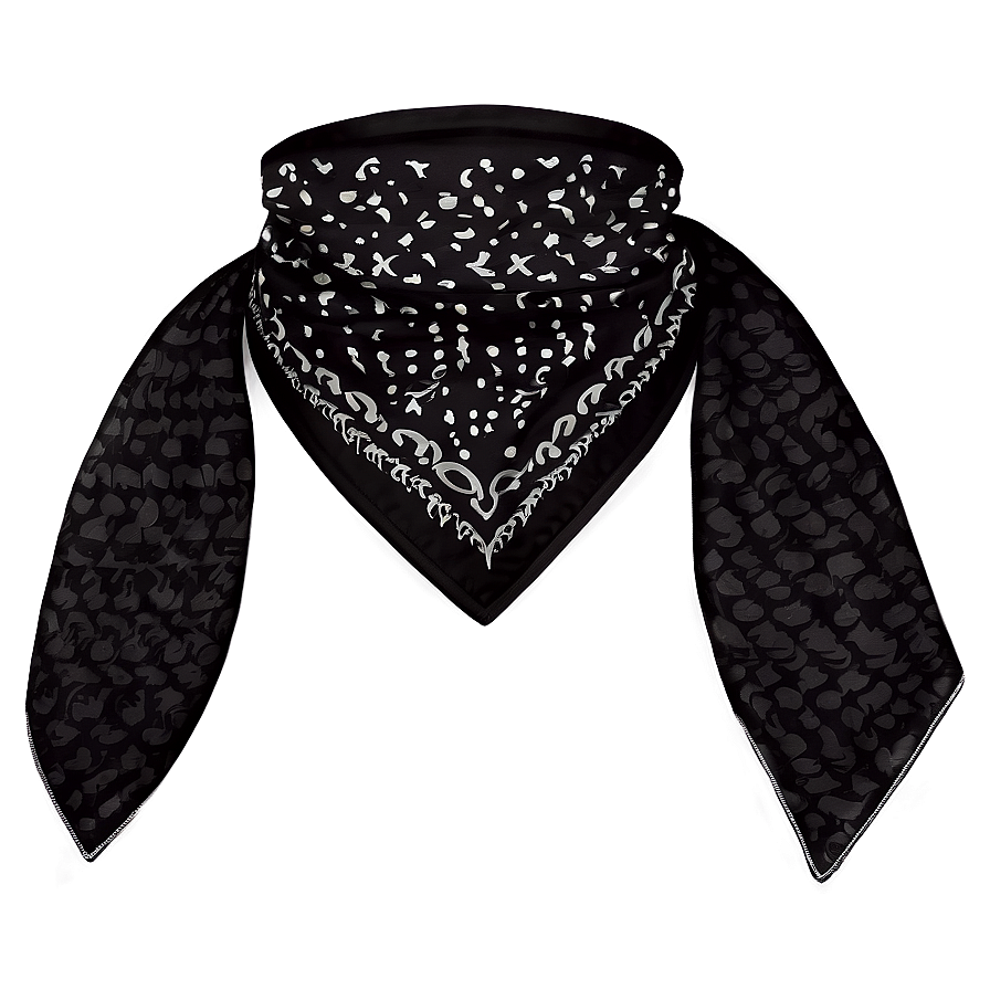 Biker Black Bandana Png Blk52