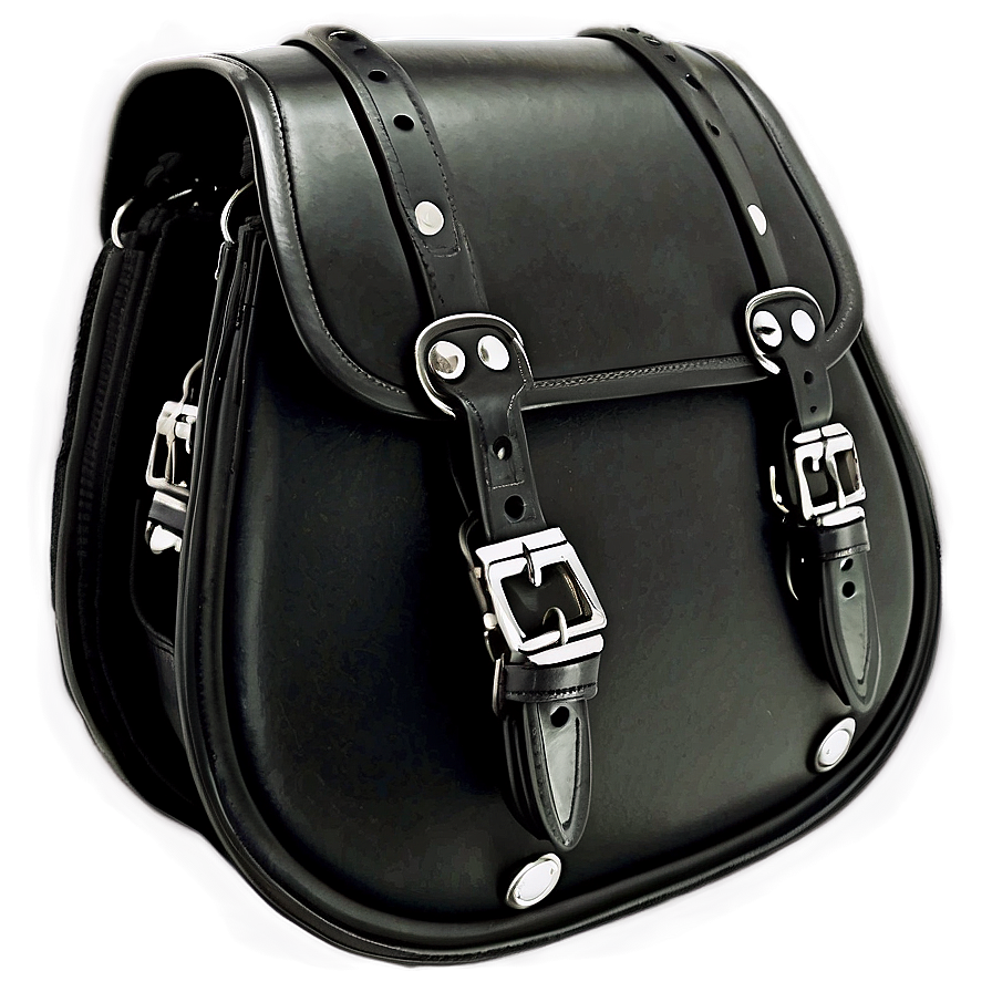 Biker Leather Saddlebags Png 06252024