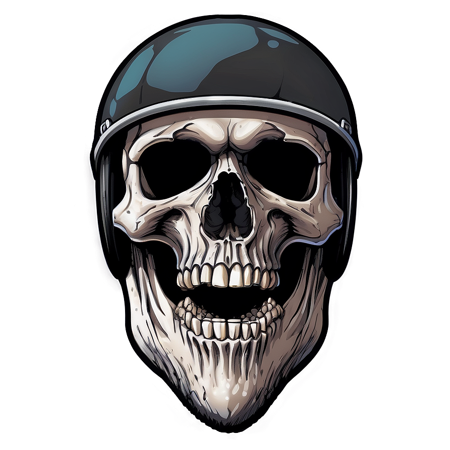 Biker Skull Graphic Png Gwj79