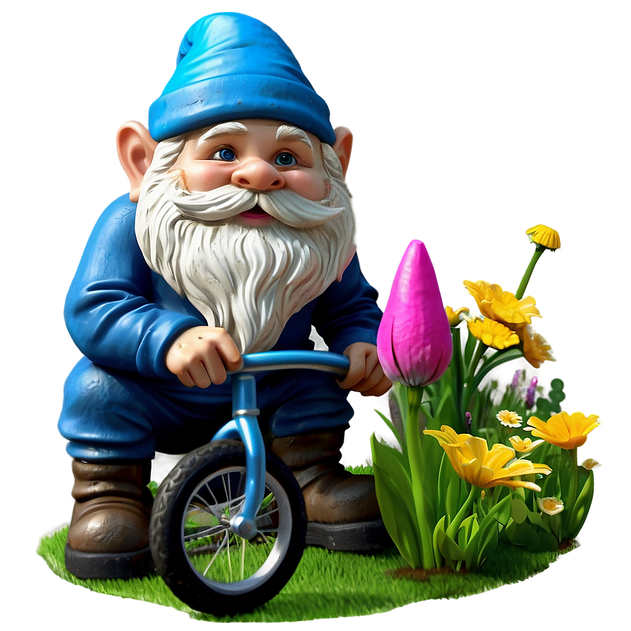 Biking Garden Gnome Png 06132024