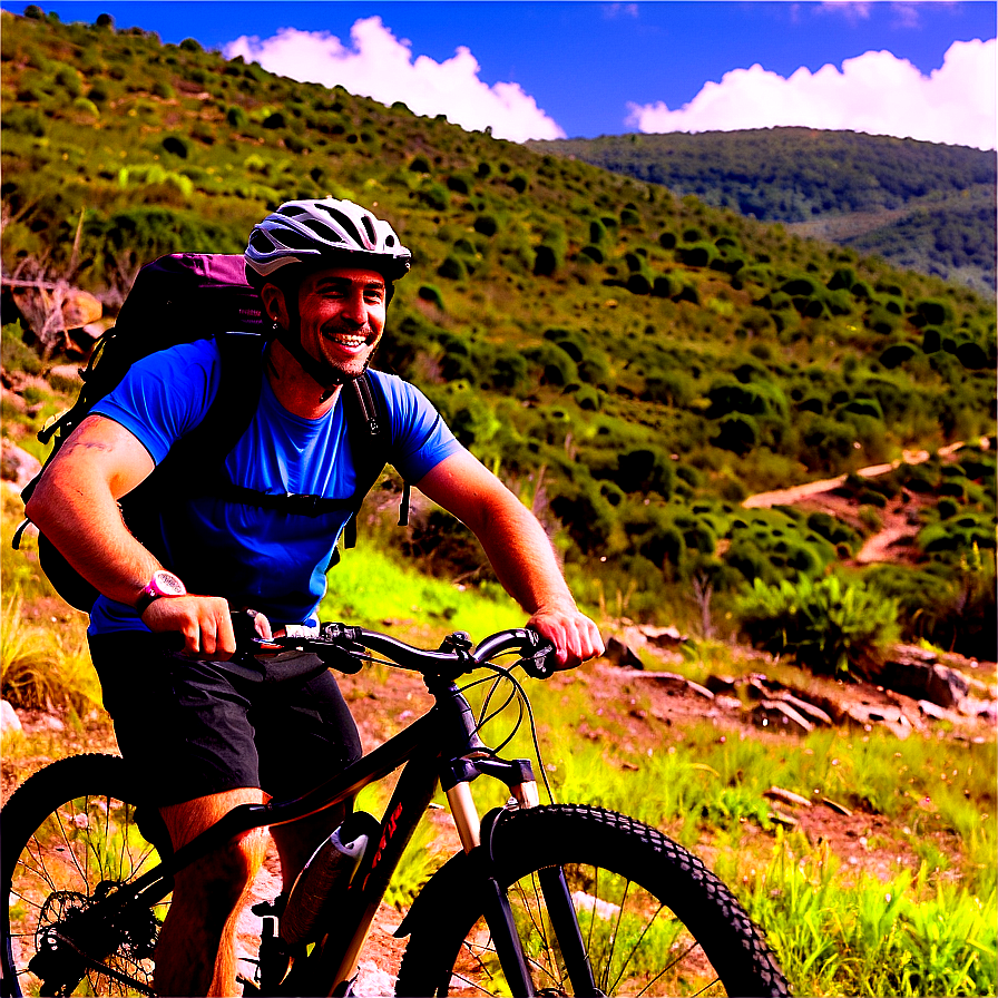 Biking On Rocky Trails Png 55