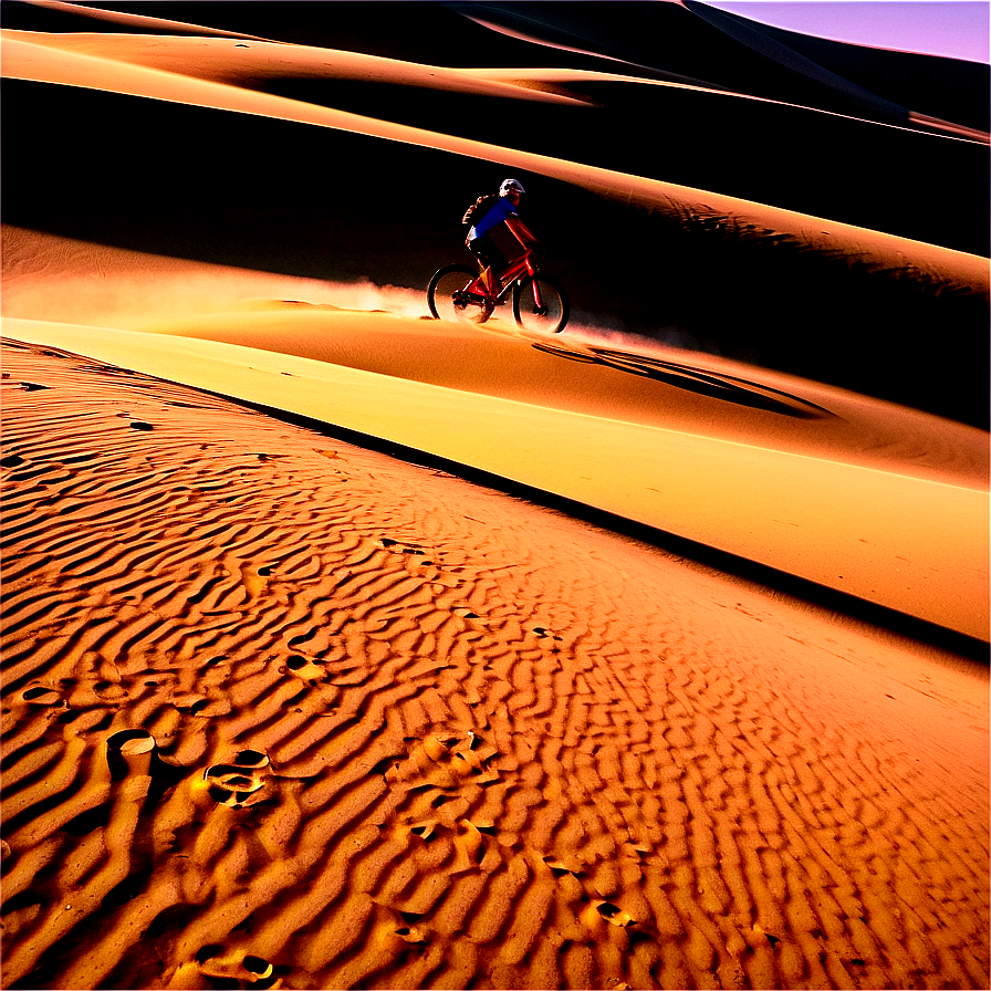 Biking On Sand Dunes Png Mbu54