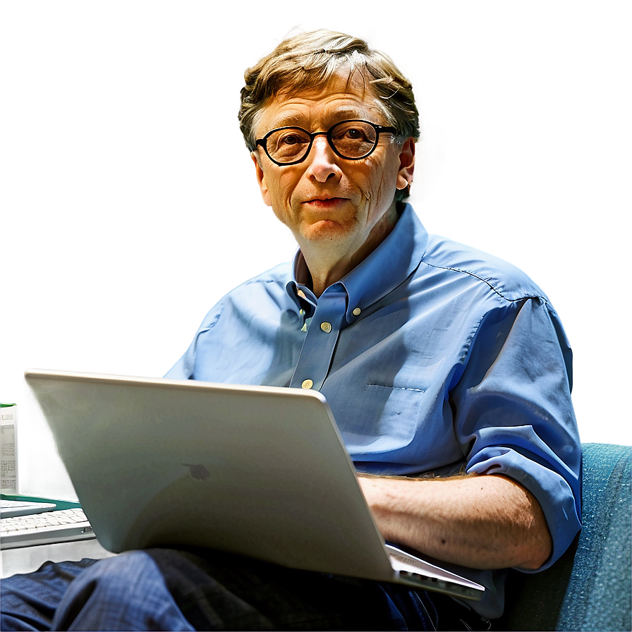 Bill Gates Coding Png Qwt