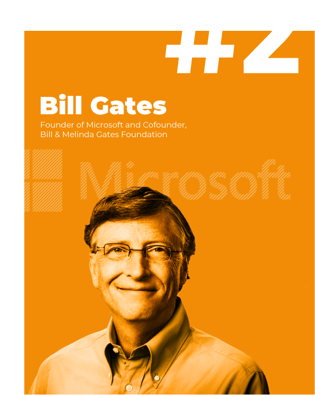 Bill Gates Microsoft Founder Portrait