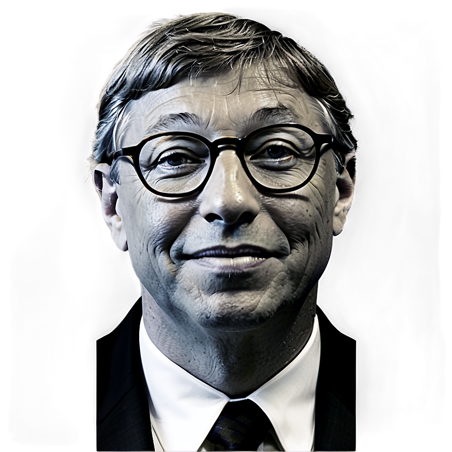 Bill Gates Portrait Png 06202024