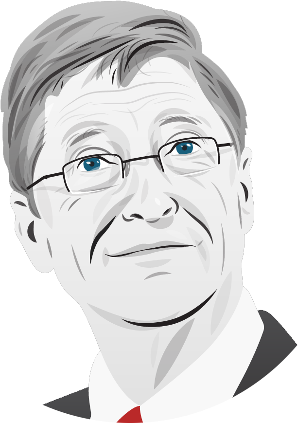 Bill Gates Vector Portrait