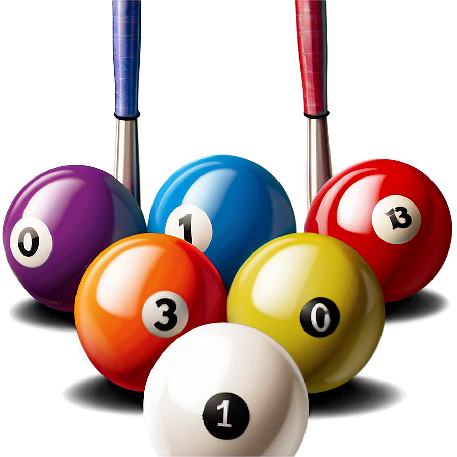 Billiard Balls Closeup Png Qeh