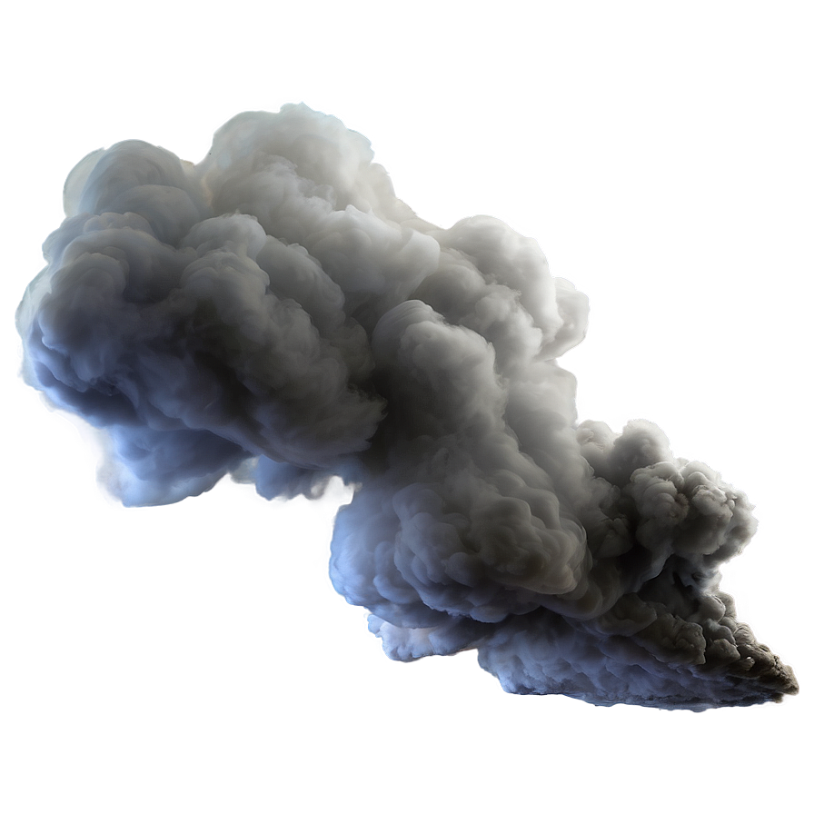 Billowing Black Smoke Png 05252024