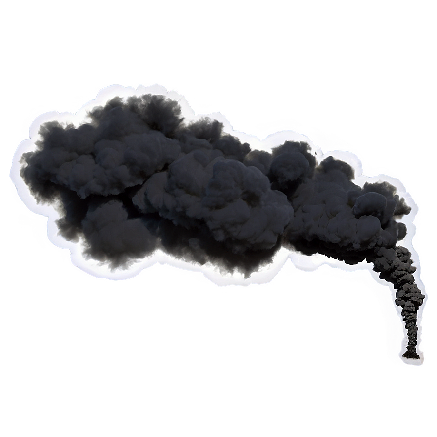 Billowing Black Smoke Png 2