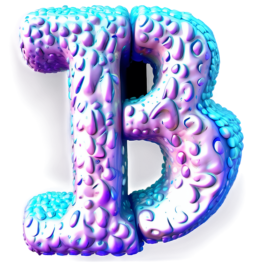 Billowing Letter B Png 06202024