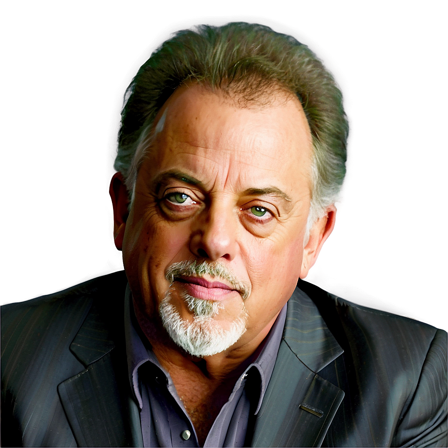 Billy Joel Creative Portrait Png Amb25