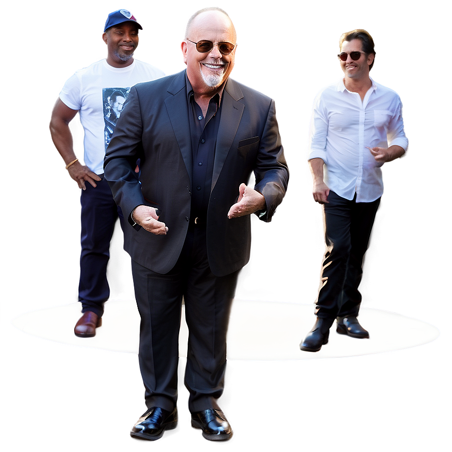 Billy Joel With Band Members Png 06252024