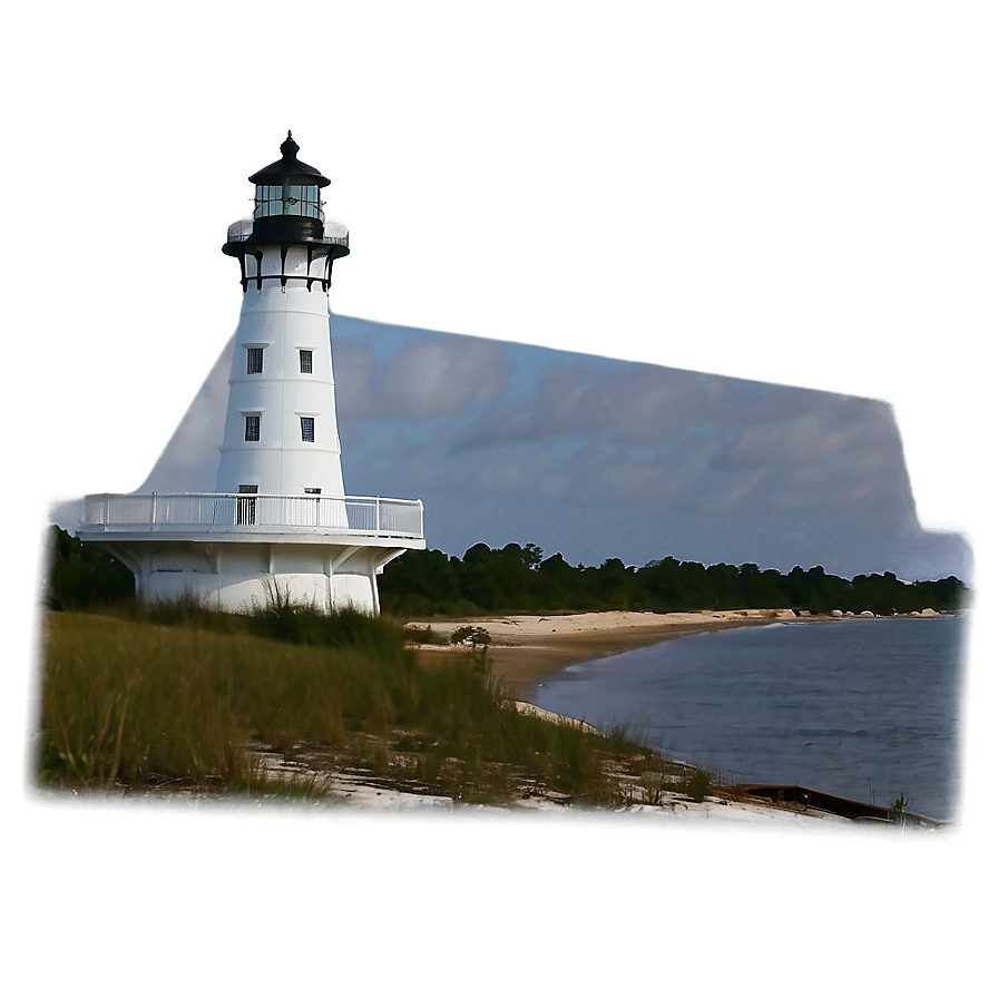 Biloxi Lighthouse Mississippi Png 06252024