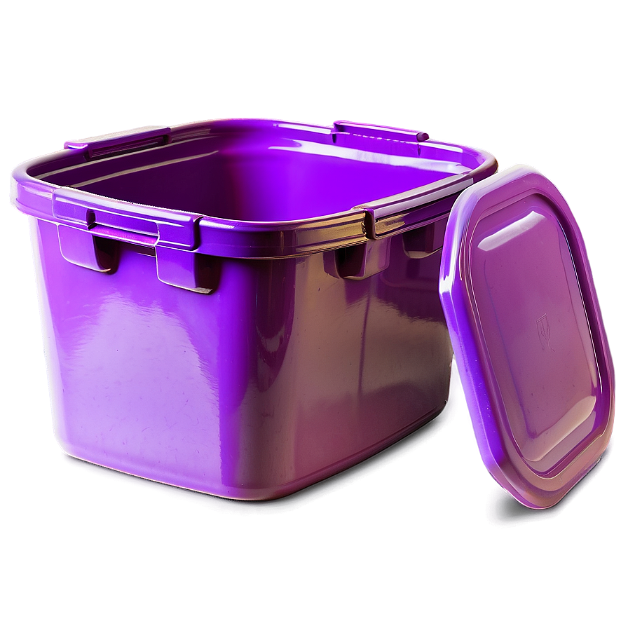 Bin With Lid Purple Png 48