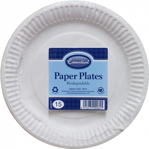 Biodegradable Essential Paper Plates Pack